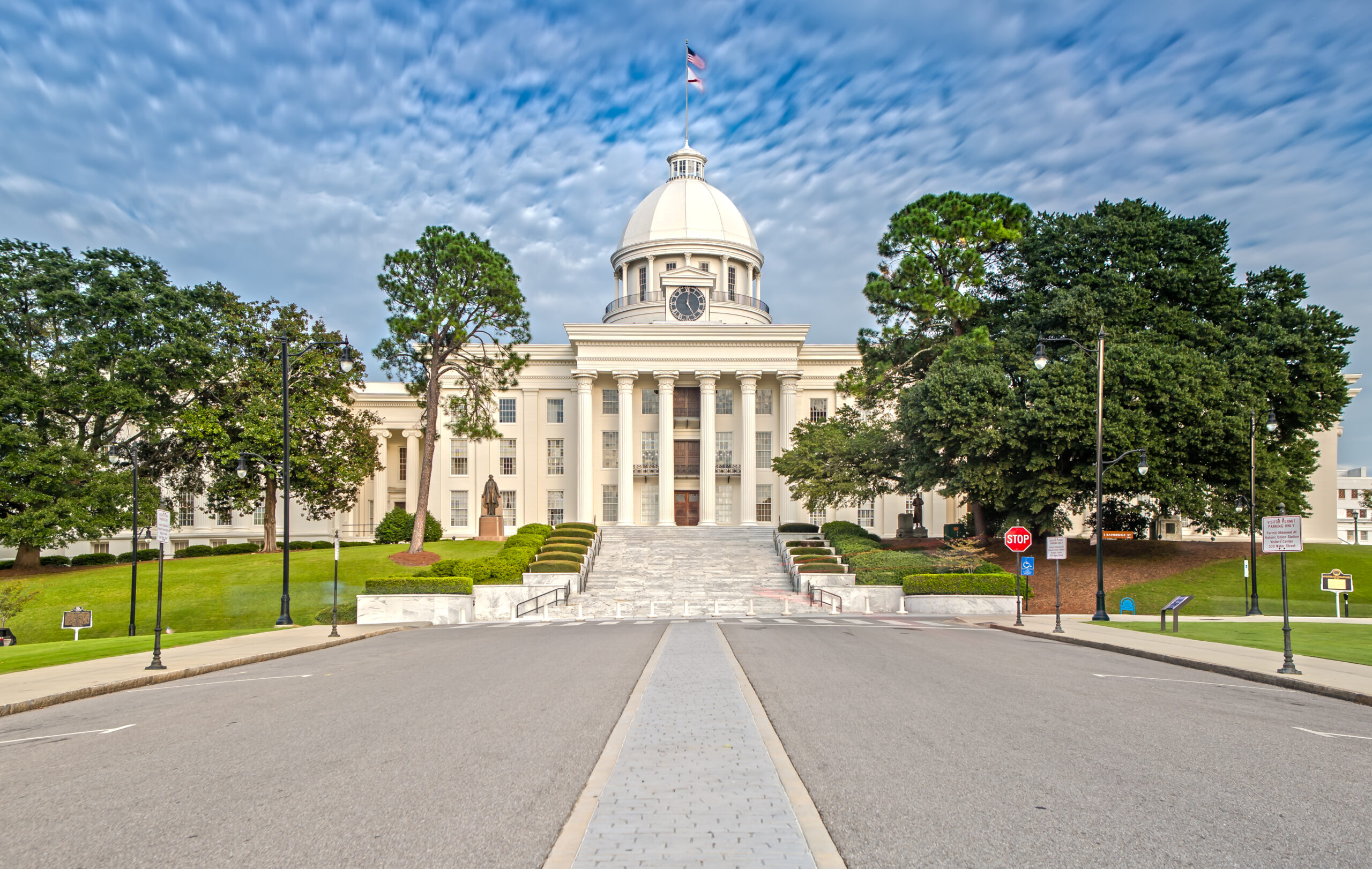 Alabama,State,Capitol,In,Montgomery